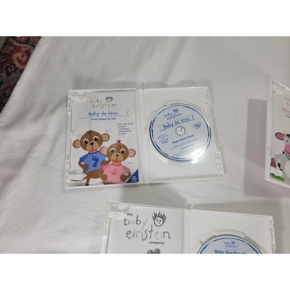 Lot of 5 Baby Einsteins DVD Lot Beethoven, Meet the Orchestra, Galileo, Da Vinci - Picture 5 of 9